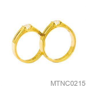 Nhẫn Cưới Vàng Vàng 610 - MTNC0215