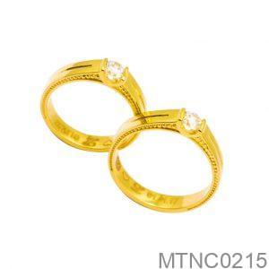 Nhẫn Cưới Vàng Vàng 610 - MTNC0215