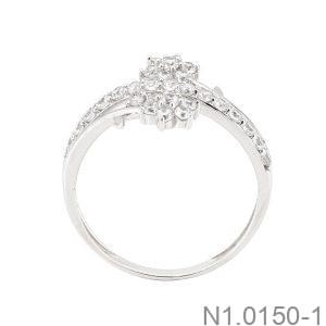 Nhẫn Nữ Vàng Trắng 18K(750) - N1.0150-1