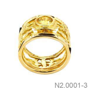 Nhẫn Nam Vàng Vàng 18K(750) - N2.0001-3