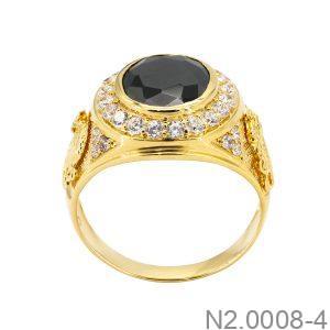 Nhẫn Nam Vàng Vàng 18K(750) - N2.0008-4