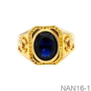 Nhẫn Nam Vàng Vàng 18K(750) - NAN16-1