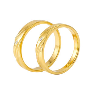 Nhẫn Cưới Vàng Vàng 610 - NC0001