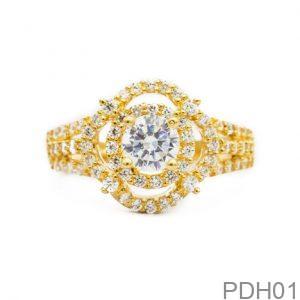 Nhẫn Nữ Vàng Vàng 18K(750) - PDH01