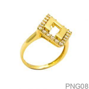 Nhẫn Nữ Vàng Vàng 18K - PNG08