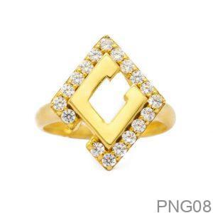 Nhẫn Nữ Vàng Vàng 18K - PNG08