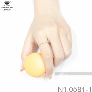 Nhẫn Nữ Vàng Trắng 18K(750) - N1.0581-1