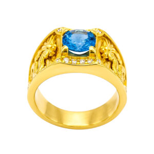 Nhẫn Nam Vàng Vàng 18K - APJ019