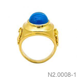 Nhẫn Nam Vàng Vàng 18K - N2.0008-1