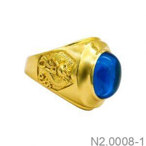 Nhẫn Nam Vàng Vàng 18K(750) - N2.0008-1