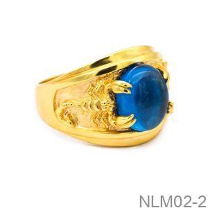 Nhẫn Nam Vàng Vàng 18K - NLM02-2