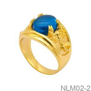Nhẫn Nam Vàng Vàng 18K - NLM02-2