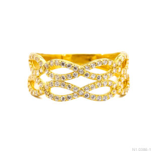 Nhẫn Nữ Vàng Vàng 18K(750) - N1.0386-1