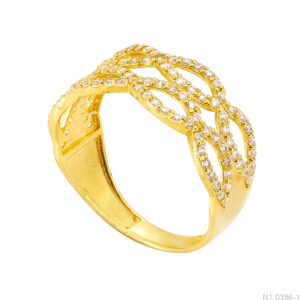 Nhẫn Nữ Vàng Vàng 18K(750) - N1.0386-1