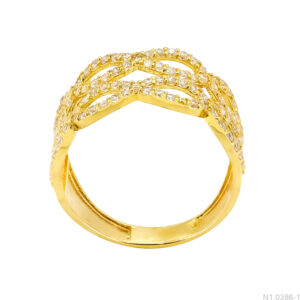 Nhẫn Nữ Vàng Vàng 18K(750) - N1.0386-1