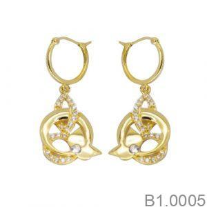 Bông Tai Vàng Vàng 18K(750) - B1.0005