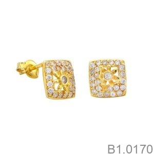 Bông Tai Vàng Vàng 18K(750) - B1.0170