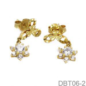 Bông Tai Vàng Vàng 18K(750) - DBT06-2