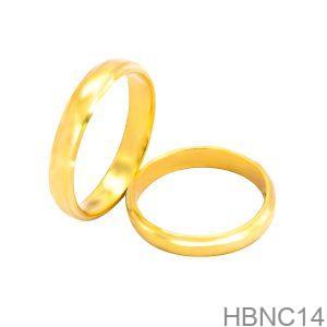 Nhẫn Cưới Vàng Vàng 18K(750) - HBNC14