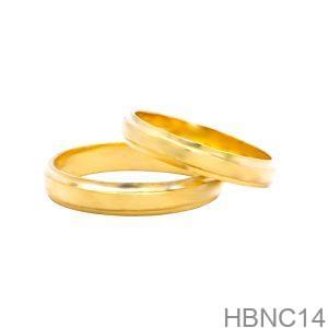 Nhẫn Cưới Vàng Vàng 18K - HBNC14