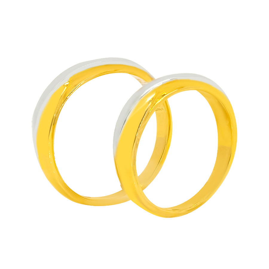 Nhẫn Cưới Vàng Vàng 18K - MNC01-1