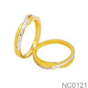 Nhẫn Cưới Vàng Vàng 18K(750) - NC0121