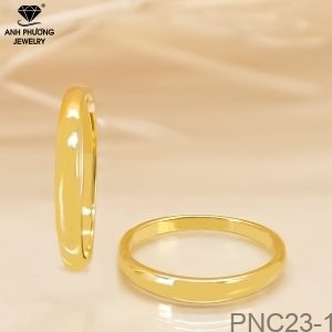 Nhẫn Cưới Vàng Vàng 610 - PNC23-1