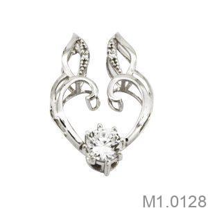 Mặt Dây Chuyền Vàng Trắng 18K - M1.0128