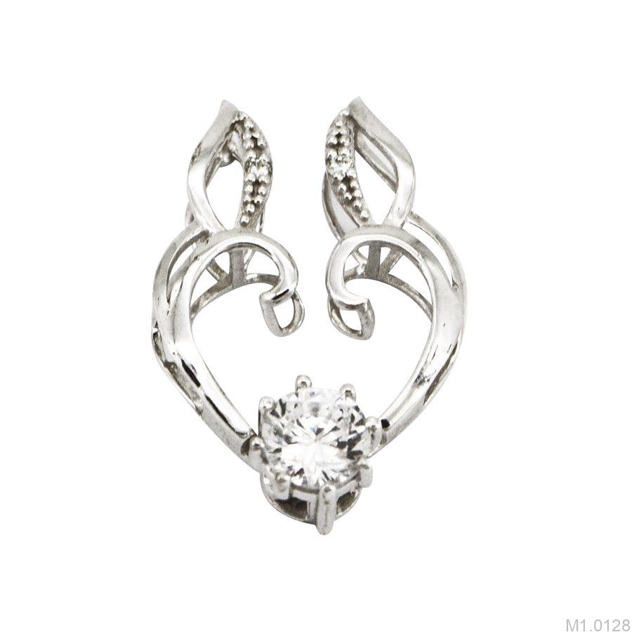 Mặt Dây Chuyền Vàng Trắng 680 - M1.0128