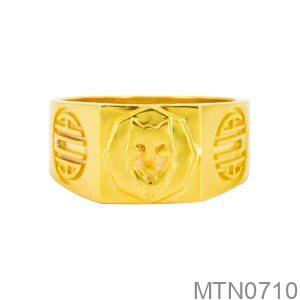 Nhẫn Nam Vàng Vàng 18k - MTN0710