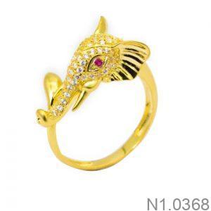 Nhẫn Nữ Hình Con Voi Vàng 18K(750) - N1.0368