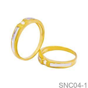 Nhẫn Cưới Vàng Vàng 610 - SNC04-1