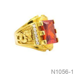 Nhẫn Nam Vàng Vàng 18K(750) - N1056-1