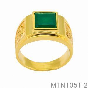 Nhẫn Nam Vàng Vàng 18K - MTN1051-2