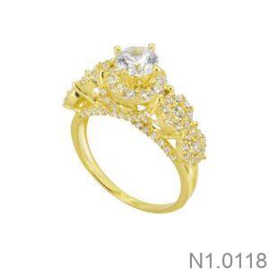 Nhẫn Nữ Vàng Vàng 18K(750) - N1.0118