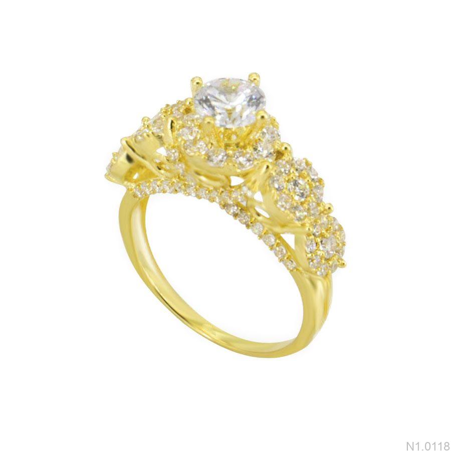 N1.0118-1 nhẫn nữ vàng 18k