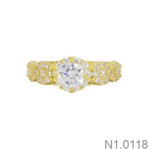 Nhẫn Nữ Vàng Vàng 18K(750) - N1.0118
