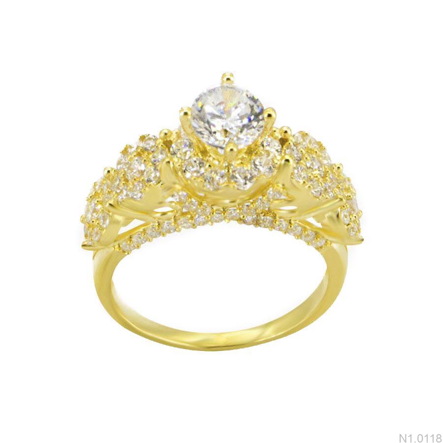 Nhẫn Nữ Vàng Vàng 18K(750) - N1.0118