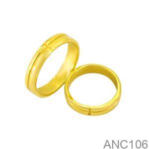 Nhẫn Cưới Vàng Vàng 18K - ANC106