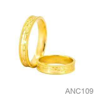 Nhẫn Cưới Vàng Vàng 18K - ANC109