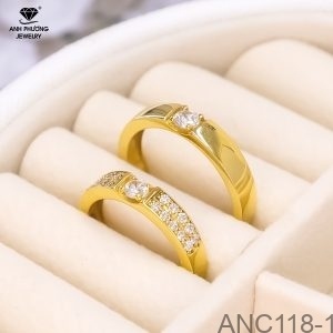 Nhẫn Cưới Vàng Vàng 610 - ANC118-1