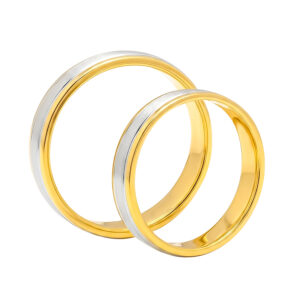 Nhẫn Cưới Vàng Vàng 18K - ANC45