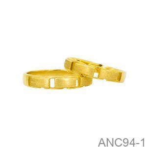 Nhẫn Cưới Vàng Vàng 18K(750) - ANC94-1