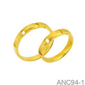 Nhẫn Cưới Vàng Vàng 18K(750) - ANC94-1