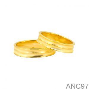 Nhẫn Cưới Vàng Vàng 18K - ANC97