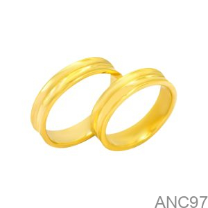 Nhẫn Cưới Vàng Vàng 18K - ANC97