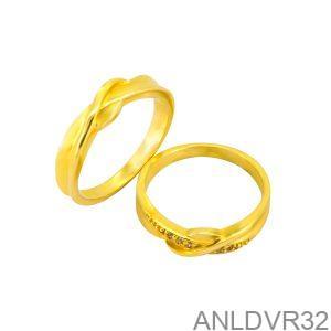 Nhẫn Cưới Vàng Vàng 18K(750) - ANLDVR32