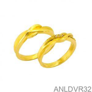 Nhẫn Cưới Vàng Vàng 18K(750) - ANLDVR32