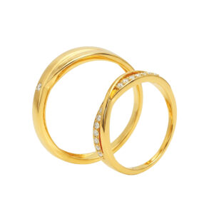 Nhẫn Cưới Vàng Vàng 680 - HNC02-1