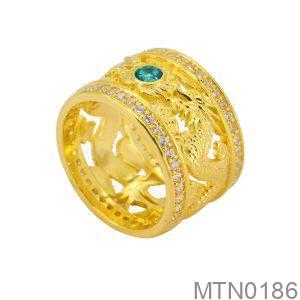 Nhẫn Nam Vàng Vàng 18K - MTN0186